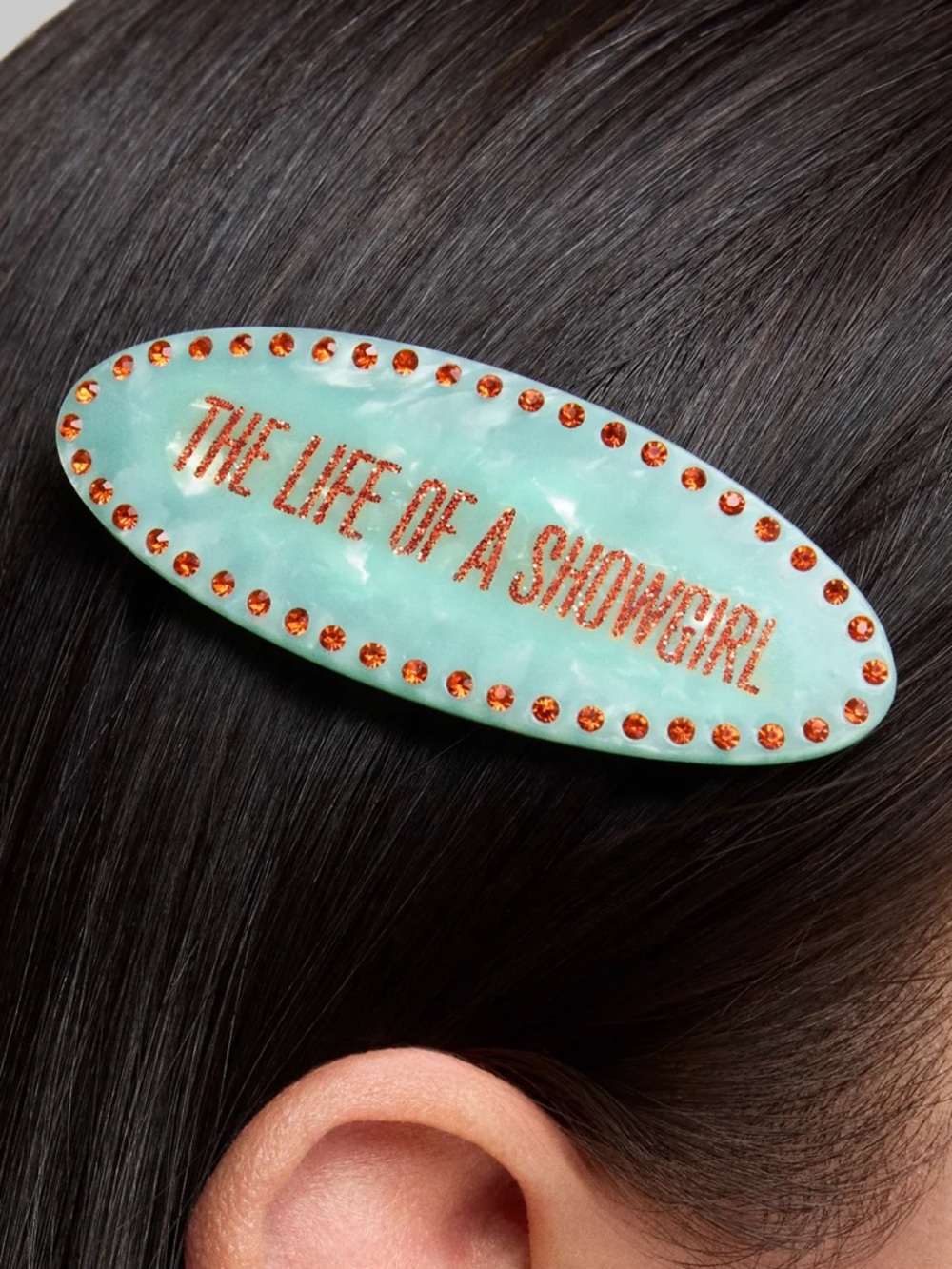 THE LIFE OF A SHOWGIRL BARRETTE
